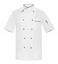 SKKI003 CHKOUT-810201 Design short-sleeved chef uniforms Mass-made chef uniforms Customized chef uniforms Chef uniforms suppliers 45 degree